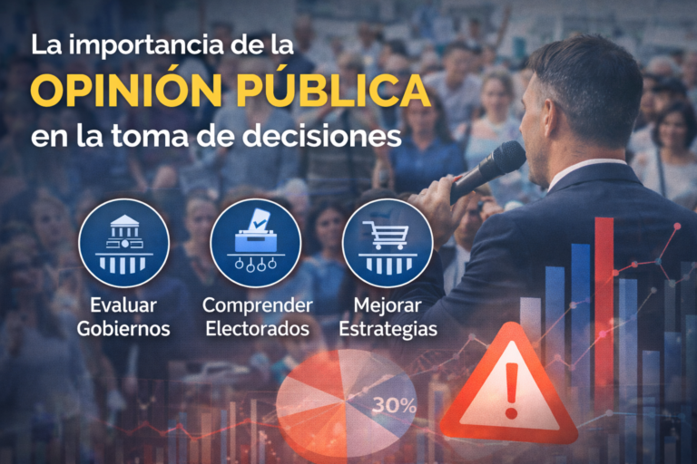La importancia de la opinión pública en la toma de decisiones.