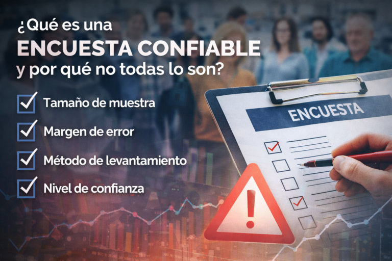 ¿Qué es una encuesta confiable y porqué no todas lo son?